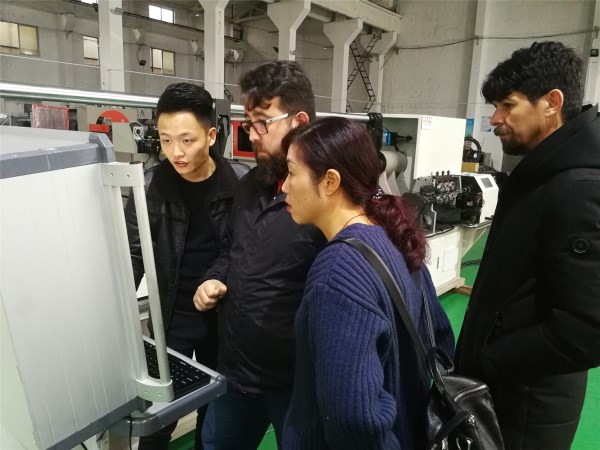 土耳其客户验收贝朗双头机