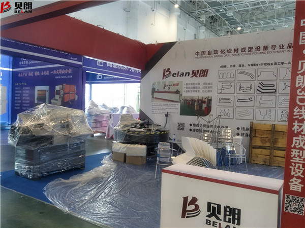 贝朗自动化设备展会布展现场