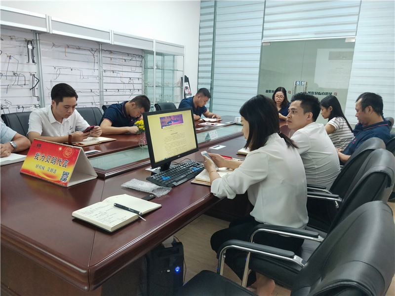 贝朗自动化员工学习现场